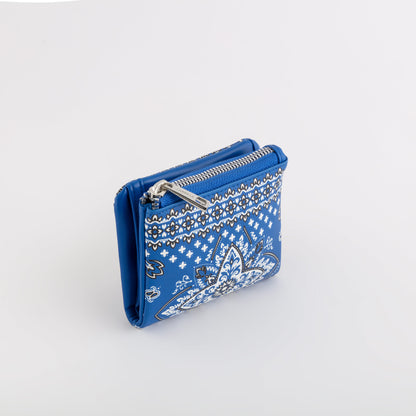 Portafoglio Donna - Bandana v1 Blu Elettrico/Multicolore