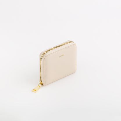Cartera pequeña para mujer - Cartera Loto v2 Crema