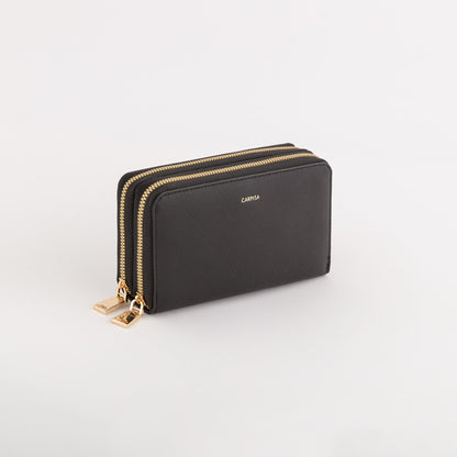 Cartera mediana para mujer - Cartera Loto v2 Negro