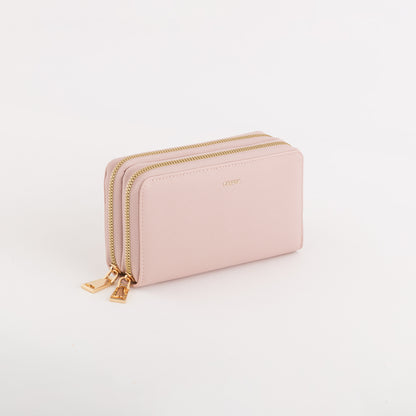 Cartera mediana para mujer - Cartera Loto v2 Polvo