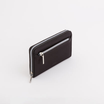 Large Women's Wallet - Eloisa Black