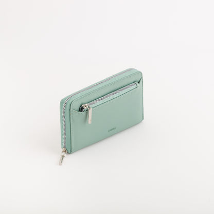 Large Women's Wallet - Eloisa Pistachio