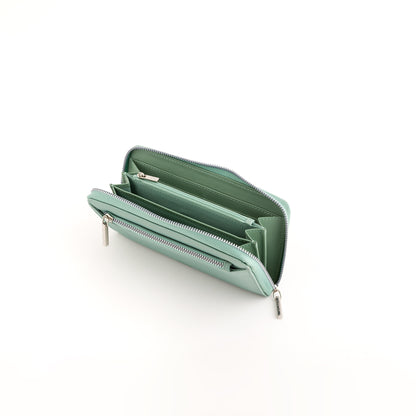 Large Women's Wallet - Eloisa Pistachio