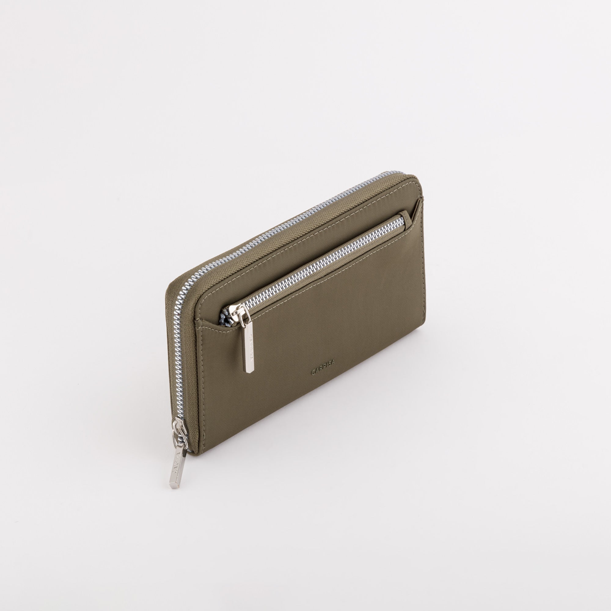 Large Women's Wallet - Eloisa Smoke green