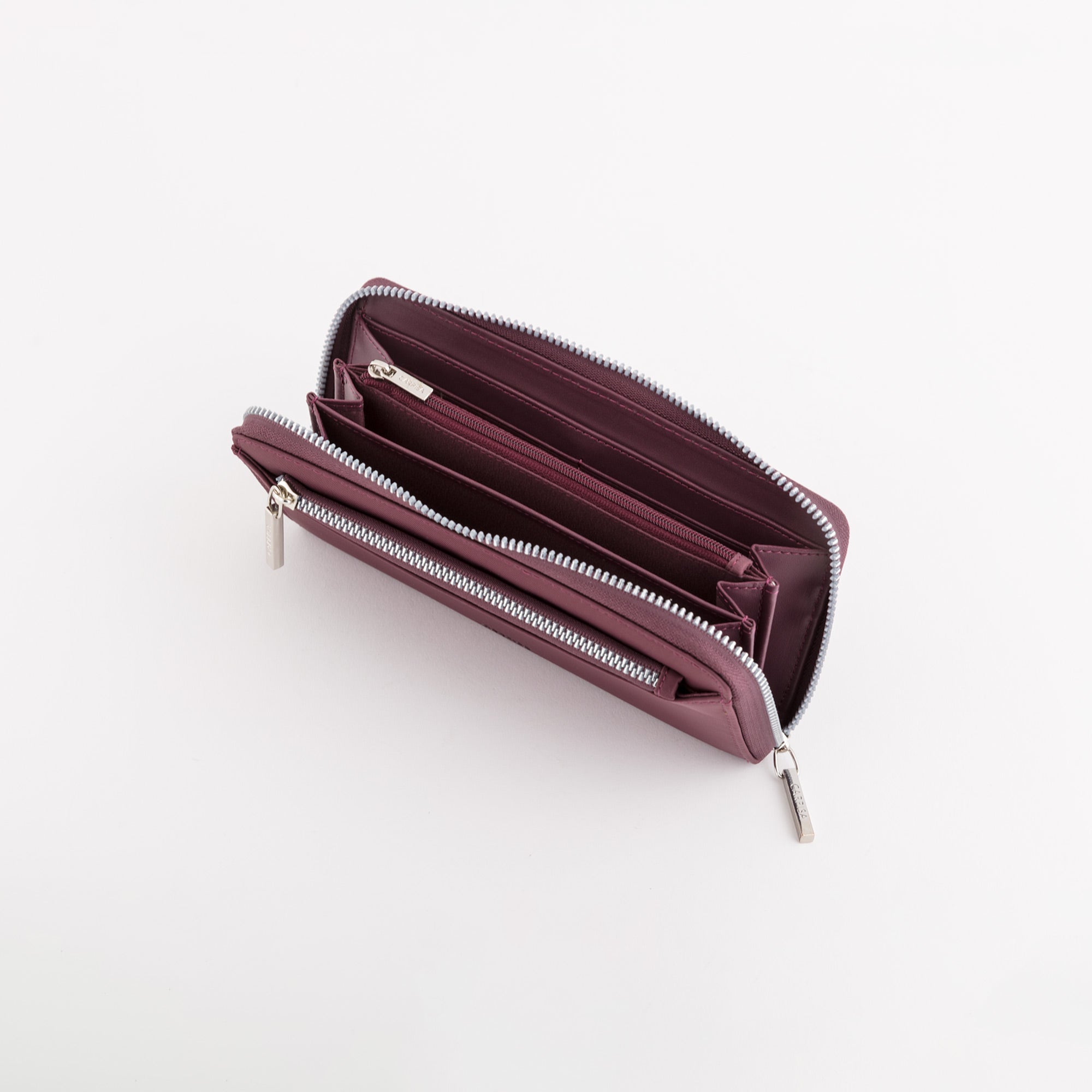 Large Women's Wallet - Eloisa Prune