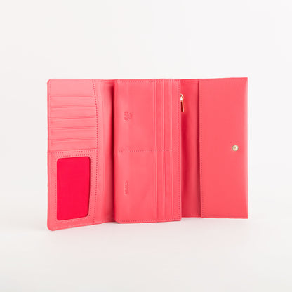 Damenbrieftasche - Opal v1 Pfirsichrosa