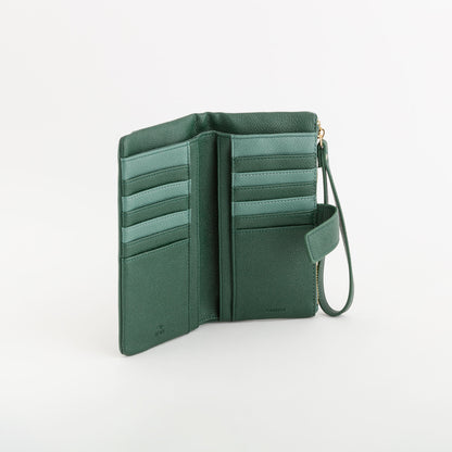 Damengeldbörse - Floranna Grüner Tee/Mehrfarbig