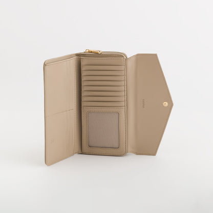 Große Damenbrieftasche - Diana Wallet Taupe/Helles Taupe