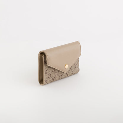 Mittelgroße Damenbrieftasche - Diana Wallet Taupe/Helles Taupe