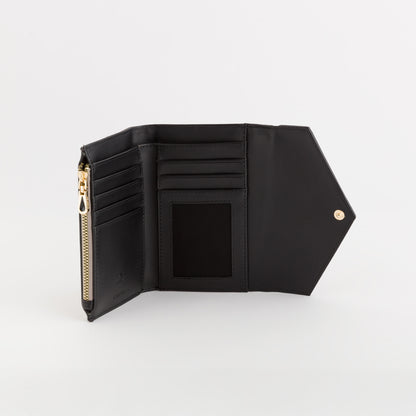 Mittelgroße Damenbrieftasche - Diana Wallet Taupe/Schwarz