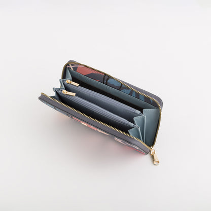 Große Damenbrieftasche - Jasper Wallet Grau/Mehrfarbig