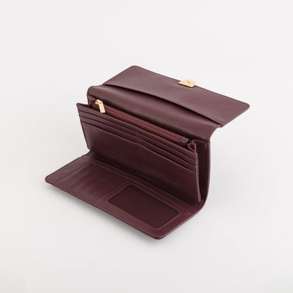 Cartera grande para mujer - Billetera Sitka Ciruela pasa