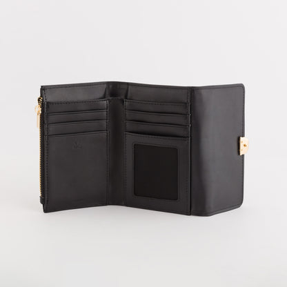 Cartera mediana para mujer - Billetera Sitka Negro