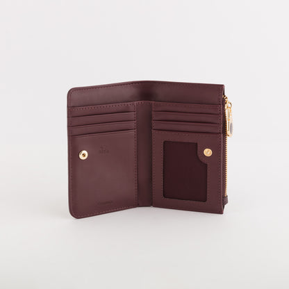 Cartera mediana para mujer - Billetera Sitka Ciruela pasa