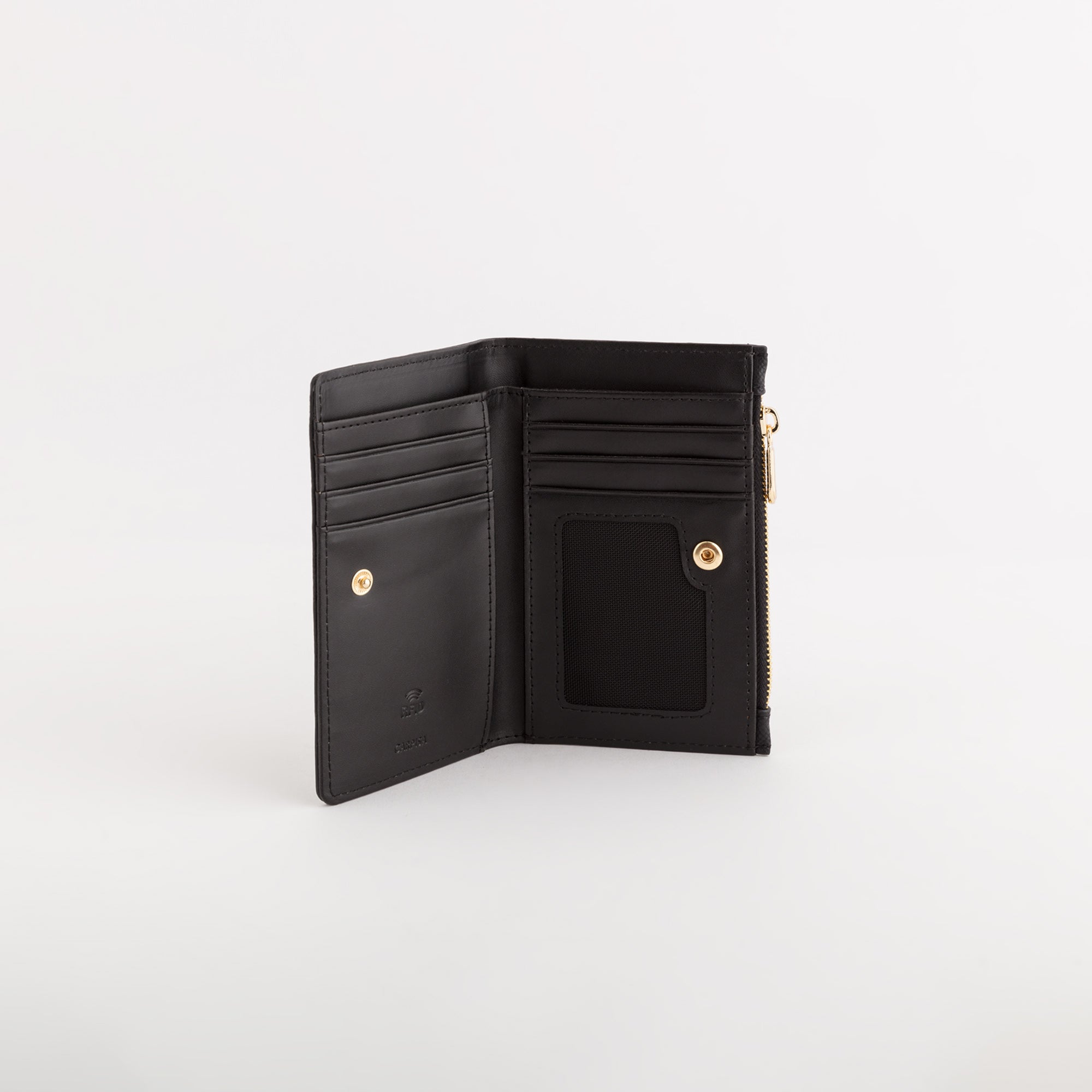 Cartera mediana para mujer - Accesorios Leonia Negro