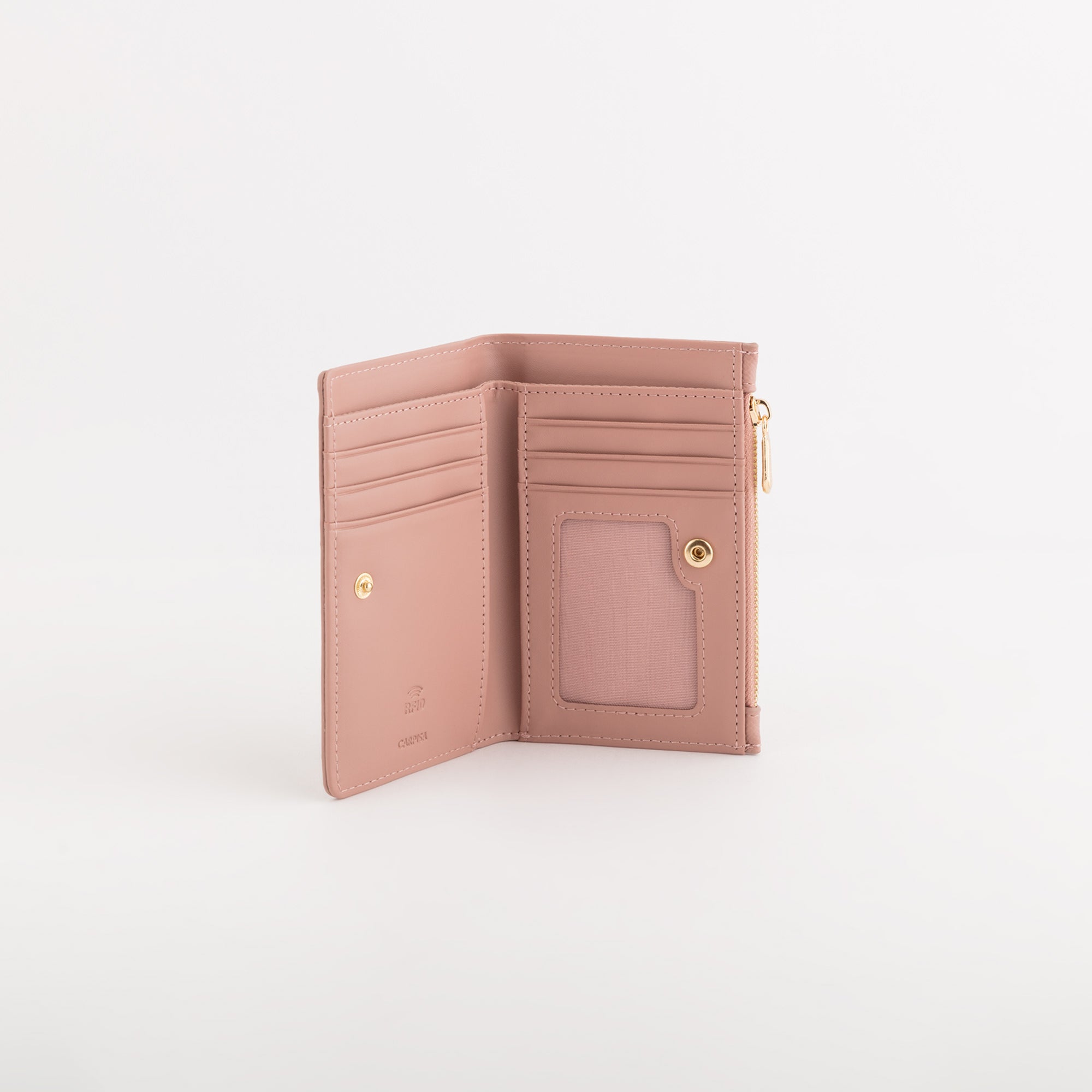 Cartera mediana para mujer - Accesorios Leonia Polvo