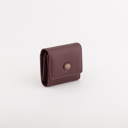 Cartera pequeña para mujer - Accesorios Leonia Ciruela pasa