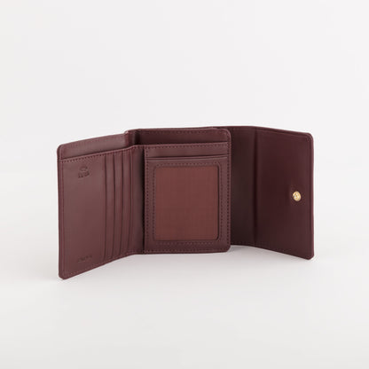 Cartera pequeña para mujer - Accesorios Leonia Ciruela pasa