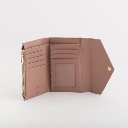 Mittlere Damenbrieftasche - Diana Wallet Winter Taubengrau/Zwiebel