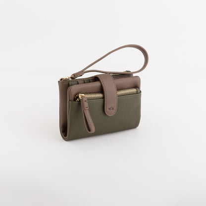 Cartera mediana para mujer - Billetera Berna Bosque/Paloma
