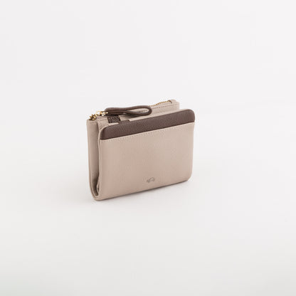Cartera mediana para mujer - Billetera Berna Mármol/Moro