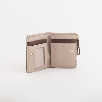 Cartera mediana para mujer - Billetera Berna Mármol/Moro