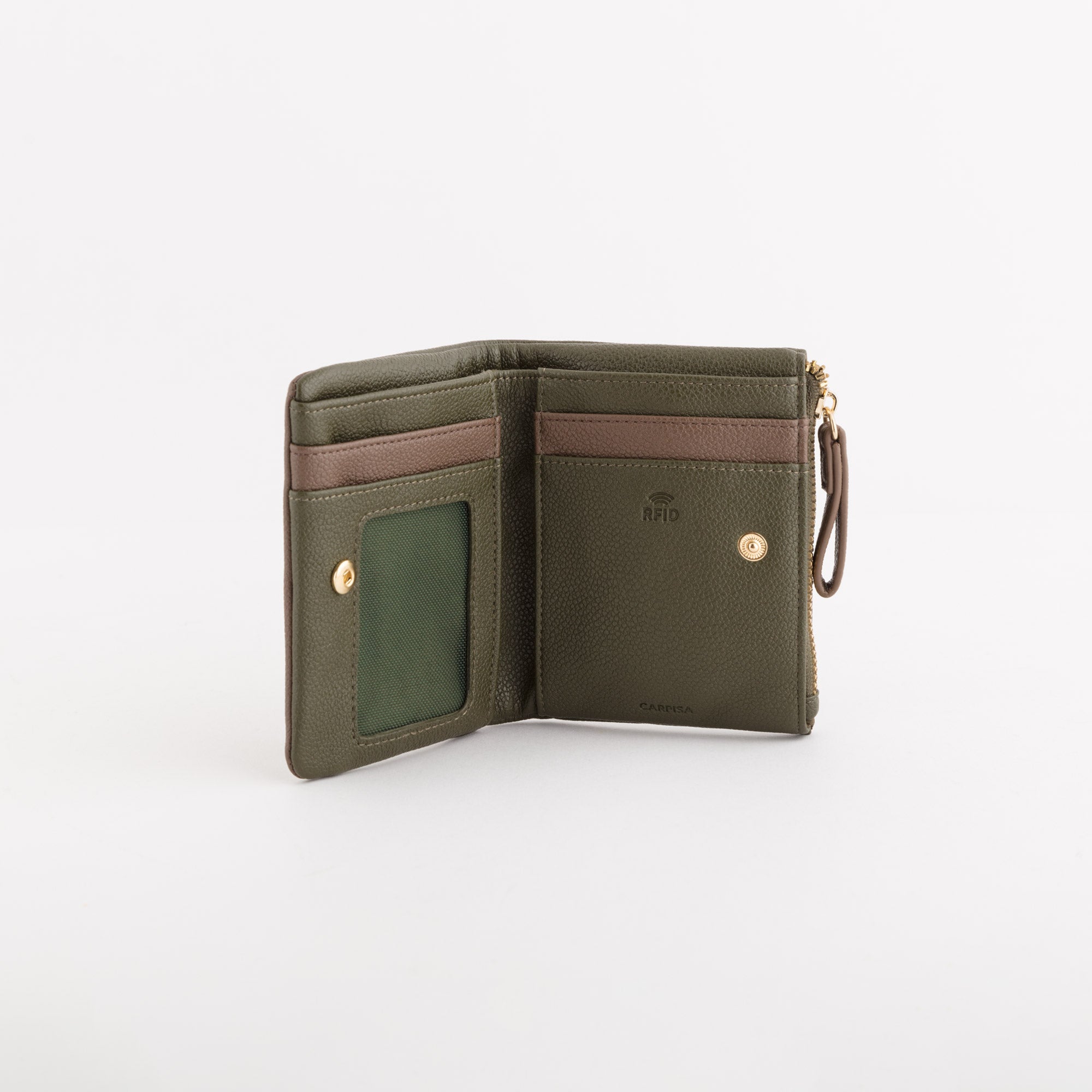 Cartera mediana para mujer - Billetera Berna Bosque/Paloma