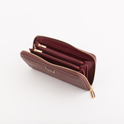 Cartera grande para mujer - Cartera Zurich Ciruela pasa