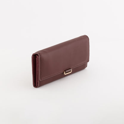 Cartera grande para mujer - Cartera Zurich Ciruela pasa