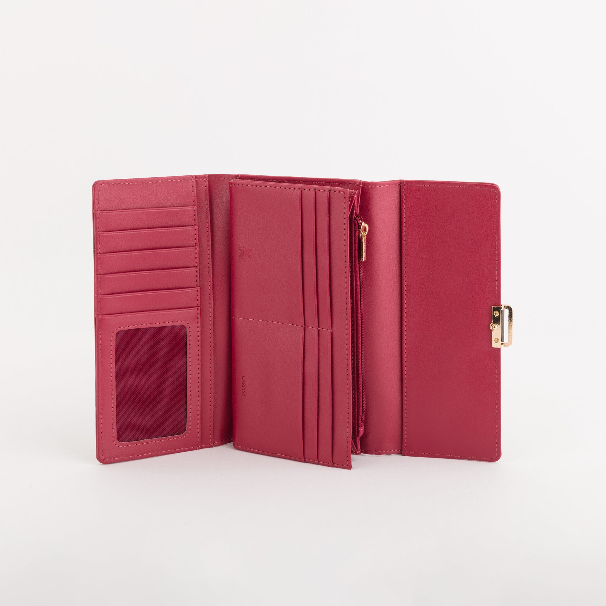 Cartera grande para mujer - Cartera Zurich Rojo
