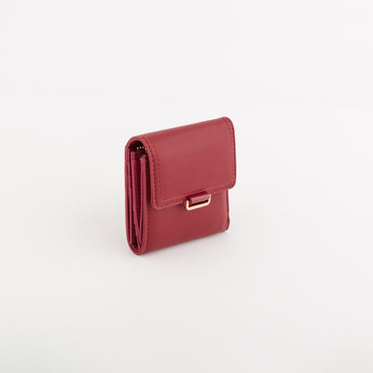 Cartera pequeña para mujer - Billetera Zurich Rojo