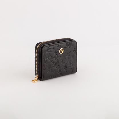Cartera pequeña para mujer - Billetera Natalie Negro