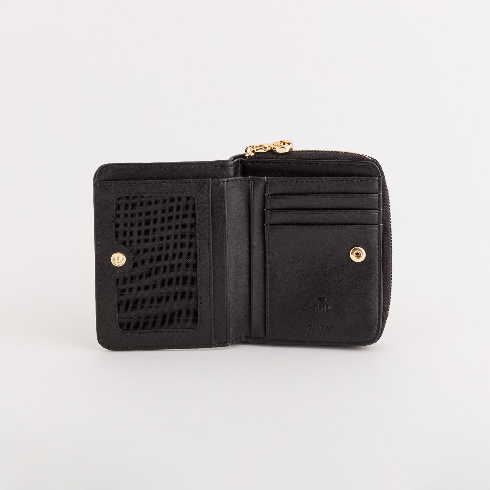 Cartera pequeña para mujer - Billetera Natalie Negro