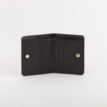 Tarjetera/cartera pequeña para mujer, cartera Natalie Negro