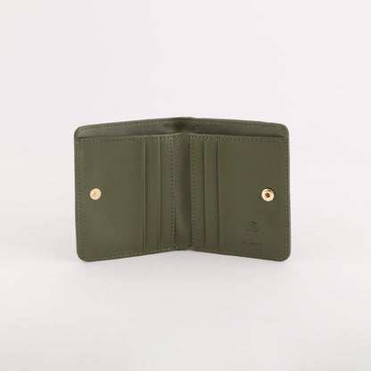 Tarjetera/cartera pequeña para mujer, cartera Natalie Aceituna