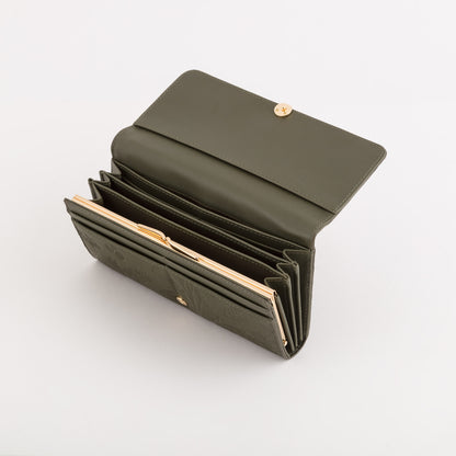 Cartera grande para mujer - Billetera Natalie Aceituna