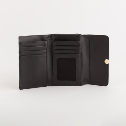 Cartera mediana para mujer - Billetera Natalie Negro