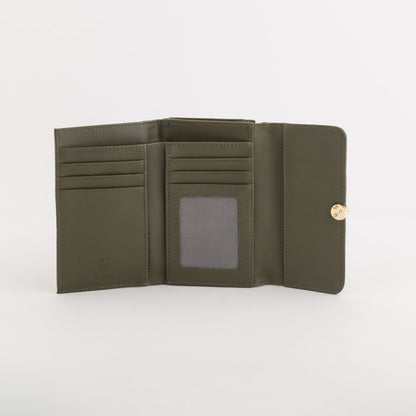 Cartera mediana para mujer - Billetera Natalie Aceituna