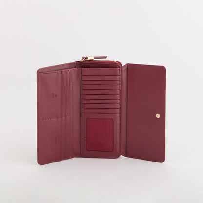 Cartera grande para mujer - Cartera Ginger Cereza