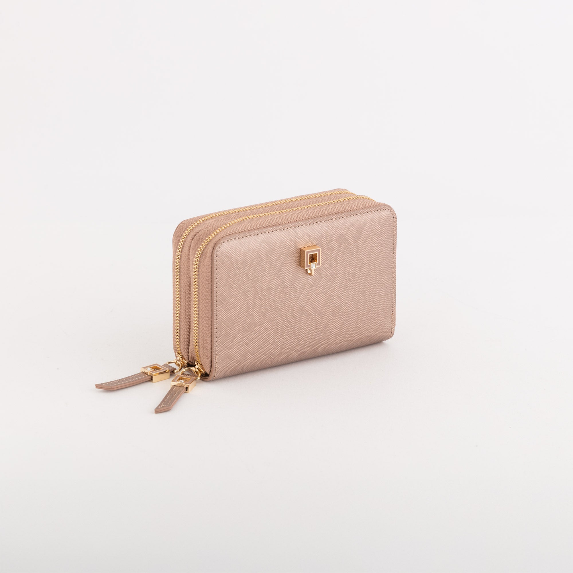 Cartera mediana para mujer - Cartera Ginger Bronce
