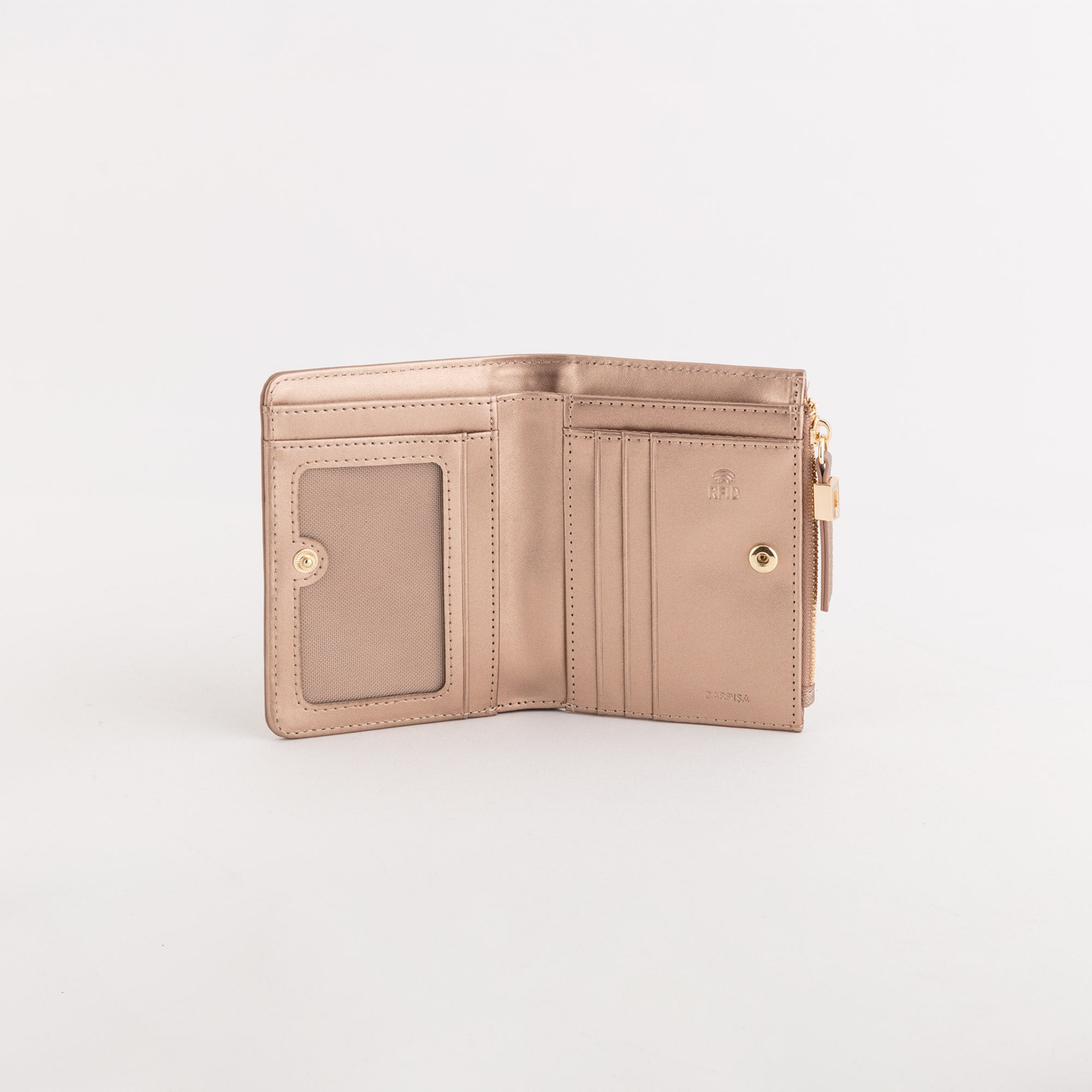 Cartera mediana para mujer - Cartera Ginger Bronce
