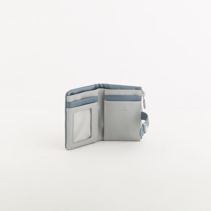 Cartera mediana para mujer - Billetera Azalea v1 Azul azur empolvado