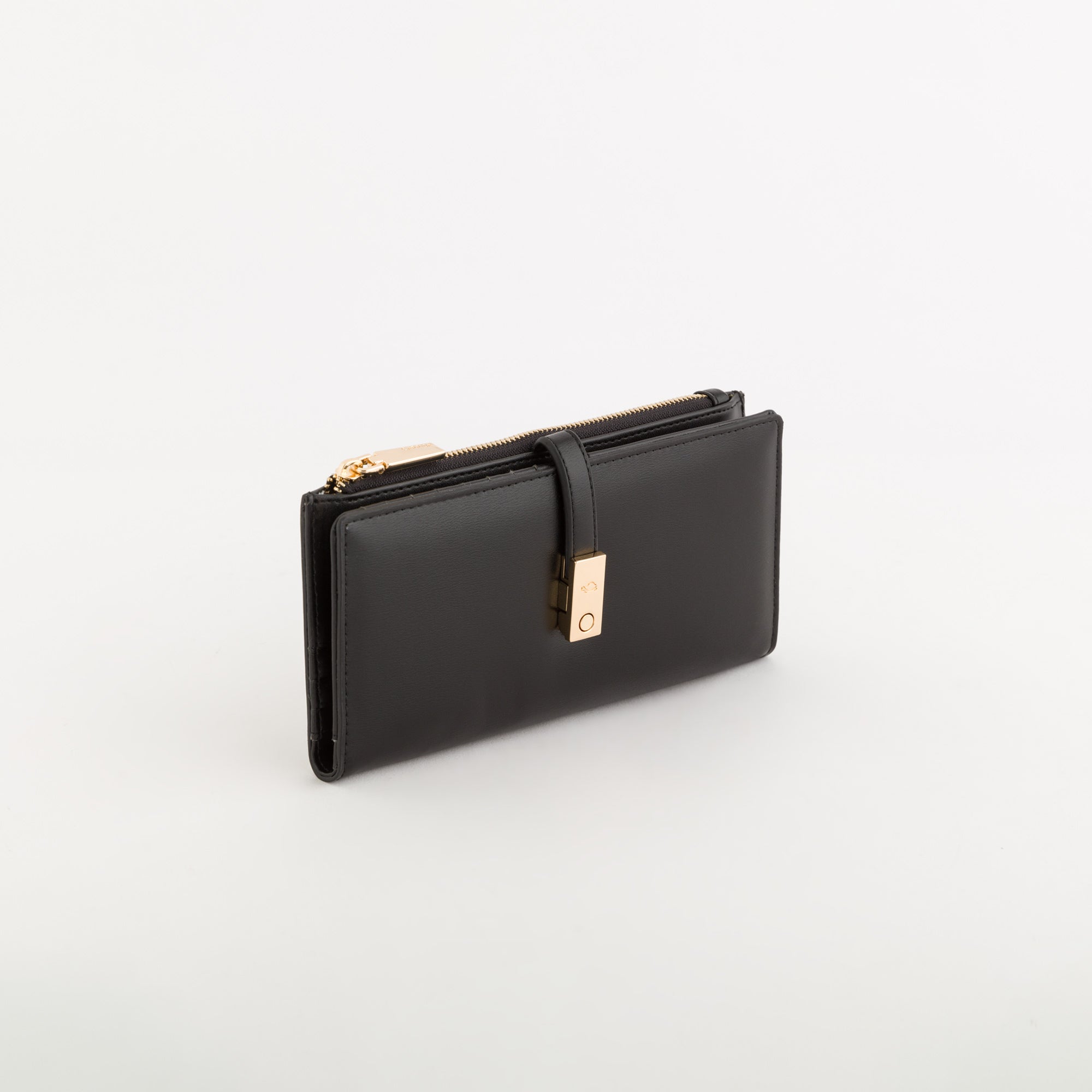 Cartera grande para mujer - Billetera Petunia Negro