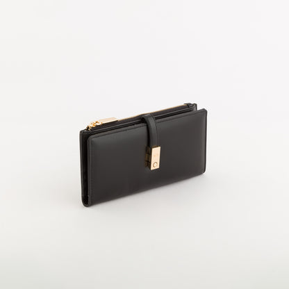 Cartera grande para mujer - Billetera Petunia Negro