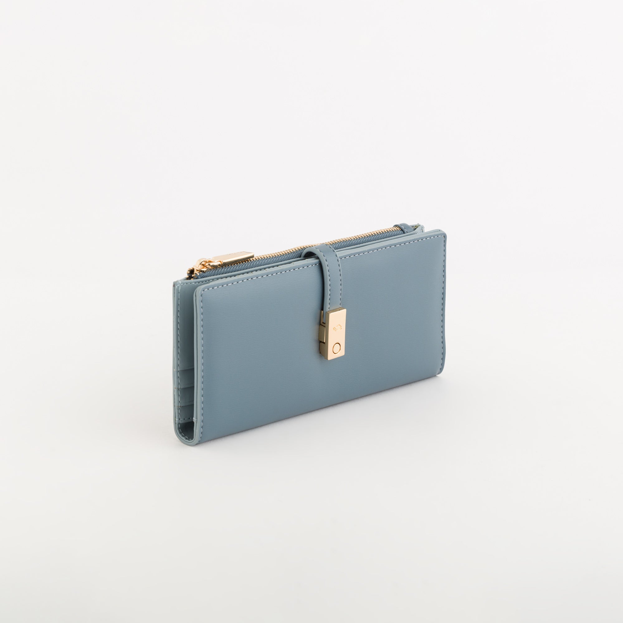 Cartera grande para mujer - Billetera Petunia Azul urraca