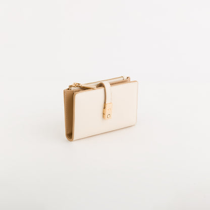 Mittelgroße Geldbörse für Damen - Petunia Wallet Butter