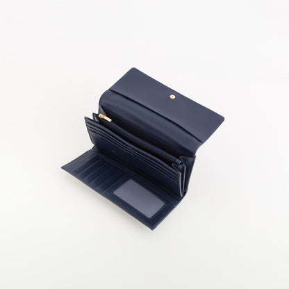 Cartera grande para mujer - Billetera Fresia v2 Blu Navy/Multicolore