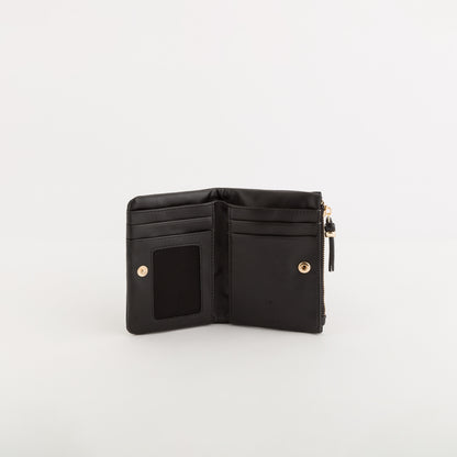 Mittelgroße Geldbörse für Damen - Gemma Wallet Nero