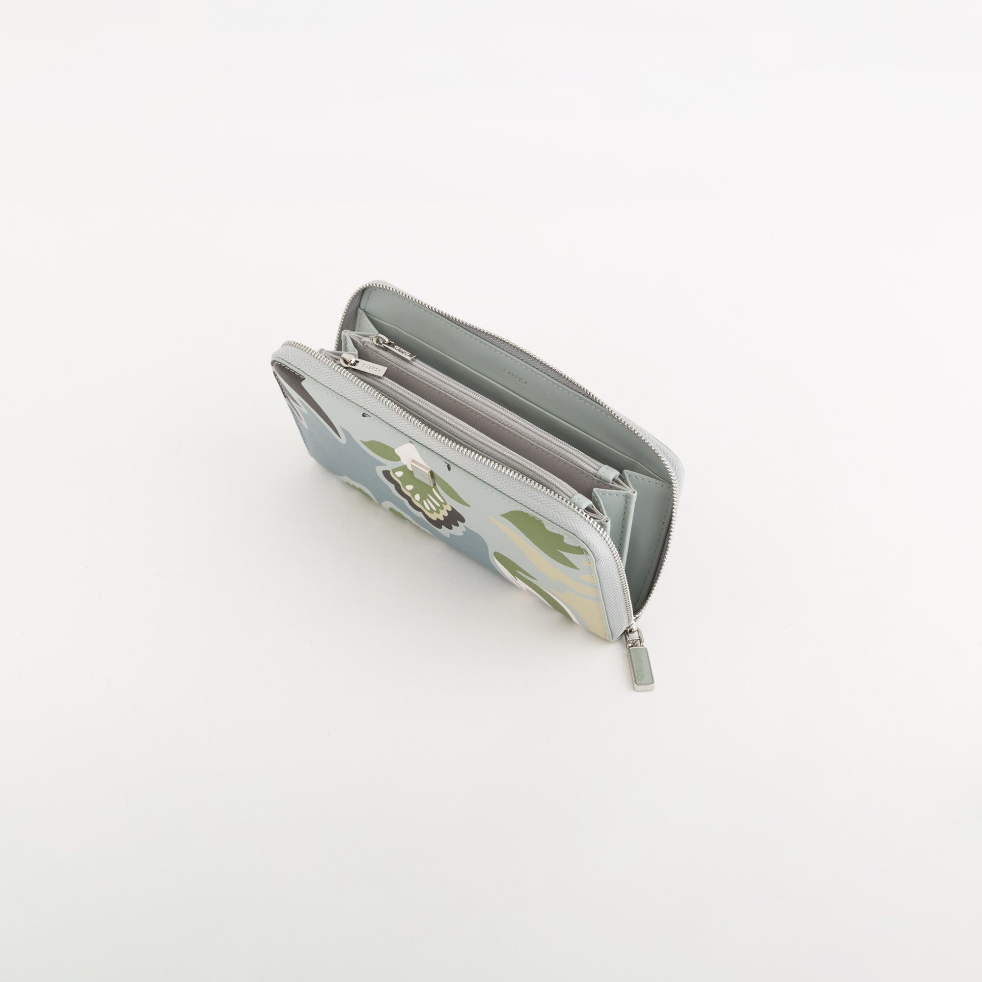 Women's Large Wallet - Bouquet wallet v1 Multicolored Dusty Azure Blue