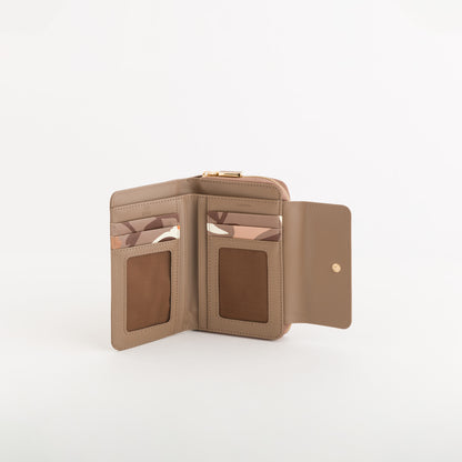 Women's Medium Wallet - Bouquet wallet v1 Taupe/Multicolour